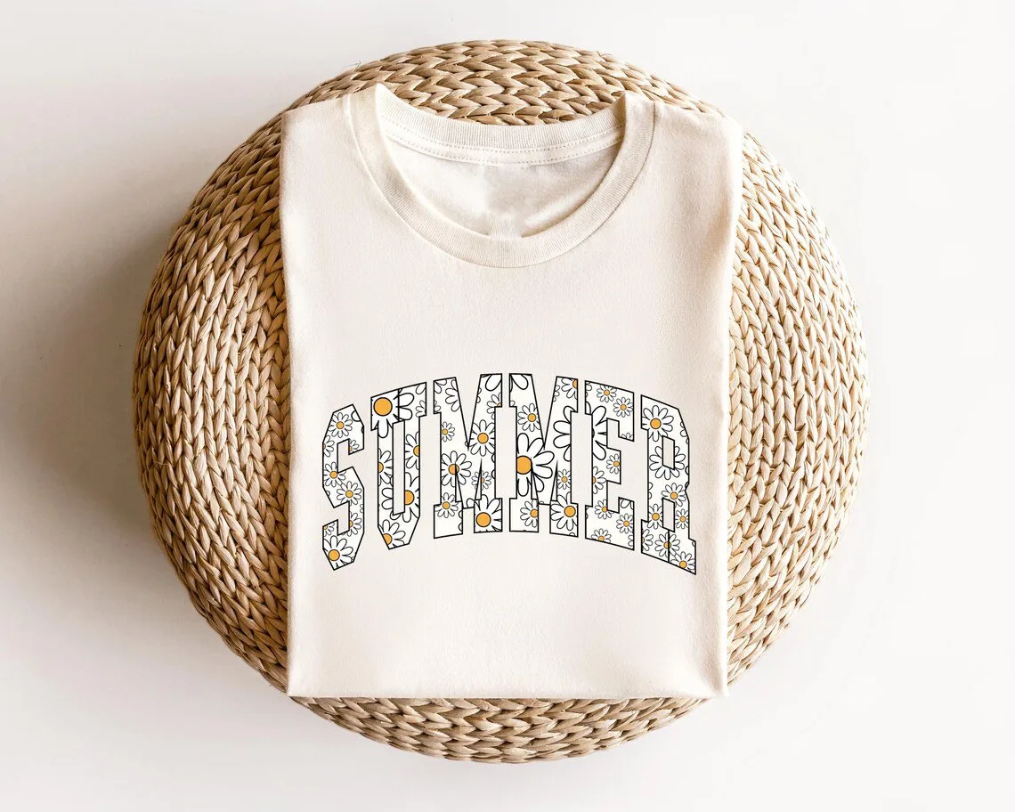 Daisy "Summer" Print T-Shirt