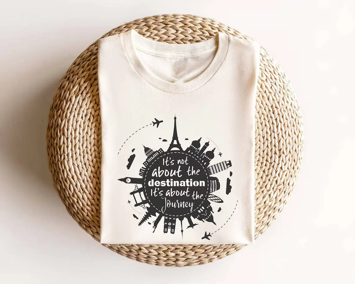 Journey Over Destination Travel T-Shirt