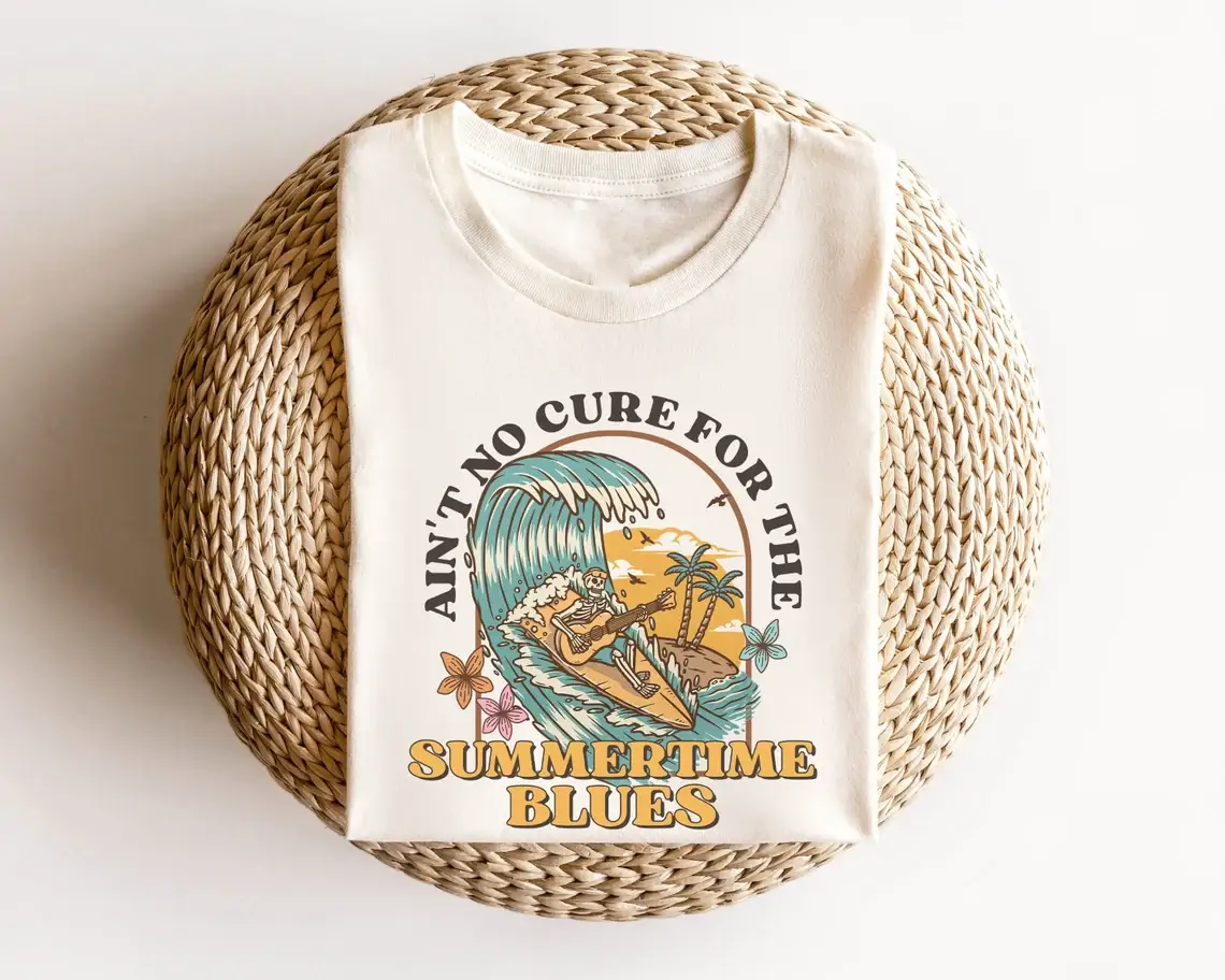 Summertime Blues Surfer T-Shirt
