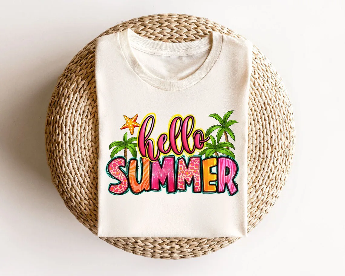 Tropical Hello Summer T-Shirt